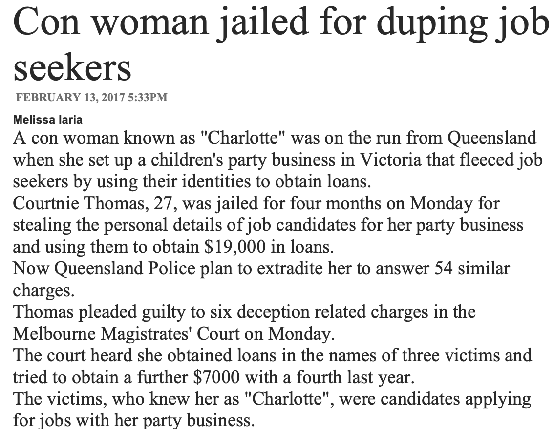 Melbourne Criminal Lawyer Balot Reilly - News.com.au 13th Feb 2017